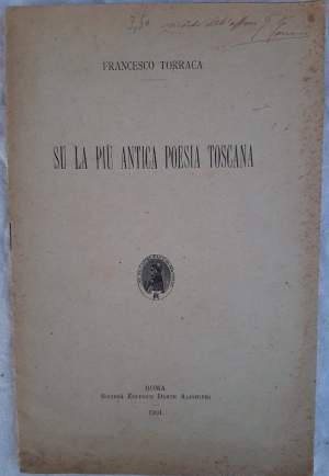 SU LA PIU' ANTICA POESIA TOSCANA( 1901)