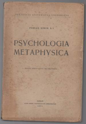 Psychologia metaphysica