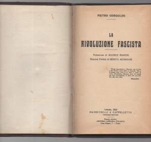 LA RIVOLUZIONE FASCISTA (1923)