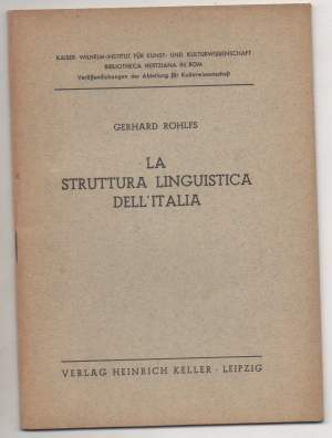 LA STRUTTURA LINGUISTICA DELL'ITALIA