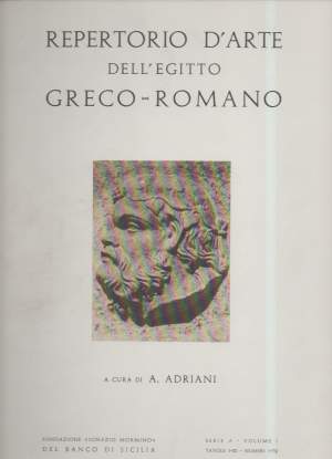 REPERTORIO D'ARTE DELL'EGITTO GRECO-ROMANO serie A - 2 voll. (1961)