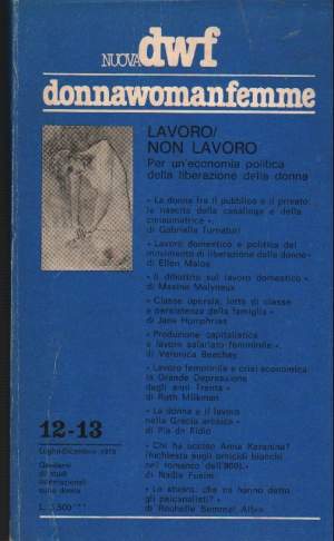 DWF NDONNAWOMANFEMME-LAVORO/NON LAVORO 1-LUG/DIC 1979 N. 12/13