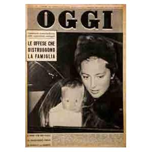 OGGI SETTIMANALE DI POLITICA ATTUALITA E CULTURA ANNO XVI N.48 1 DICEMBRE 1960
