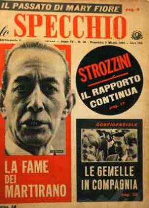 LO SPECCHIO SETTIMANALE DI POLITICA E DI COSTUME ANNO IV N. 10 5  MARZO 1961