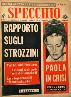 LO SPECCHIO SETTIMANALE DI POLITICA E DI COSTUME ANNO IV N. 4 22 GENNAIO 1961