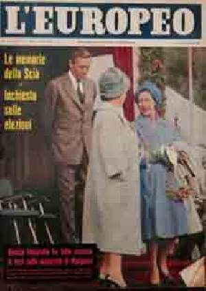 L'EUROPEO SETTIMANALE POLITICO DI ATTUALITA ANNO XVI N. 41 9 OTTOBRE 1960