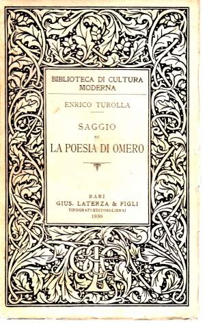 SAGGIO SU LA POESIA DI OMERO