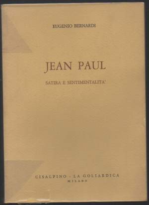 JEAN PAUL Satira e sentimentalità