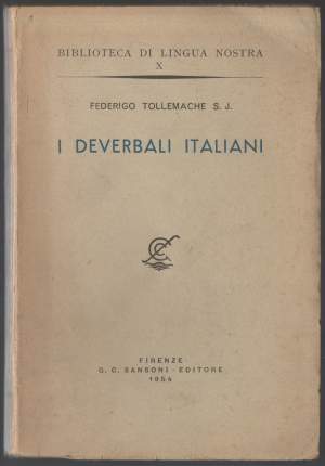 I DEVERBALI ITALIANI (1954)