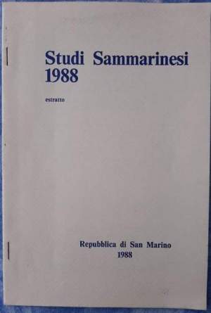 STUDI SAMMARINESI 1988-ESTRATTO(1988)