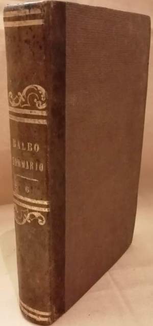 DELLA STORIA D'ITALIA dalle origini fino ai nostri giorni SOMMARIO (1856)