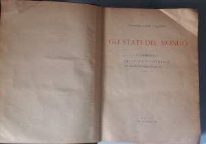 GLI STATI DEL MONDO-Commento geografico-statistico all'atlante internazionale del Touring Club Italiano (1934)
