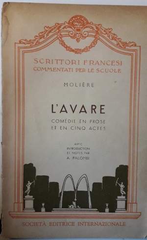 L'AVARE- COMEDIE EN PROSE ET EN CINQ ACTES(1958)