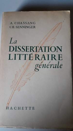 LA DISSERTATION LITTERAIRE GENERAL(1955)