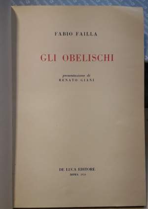 GLI OBELISCHI( 1954)