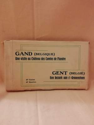 GAND(BELGIQUE)UNE VISITE AU CHATEAU DES COMTES DE FLANDRE, 27 CARTES