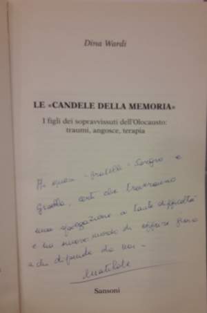 LE "CANDELE DELLA MEMORIA"-I FIGLI DEI SOPRAVVISSUTI DELL'OLOCAUSTO: TRAUMI, ANGOSCE, TERAPIA(1993)