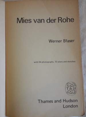 MIES VAN DER ROHE(1972)