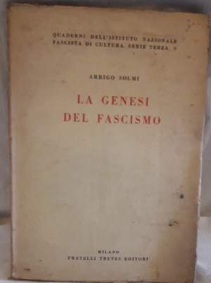 LA GENESI DEL FASCISMO(1933)