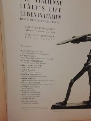 VIE ITALIENNE 1957 N. 24 ANNO VIII. Revue officielle de l'E.N.I.T.