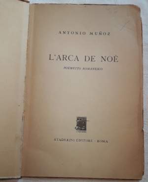 L'ARCA DE NOE' -POEMETTO ROMANESCO(1942)