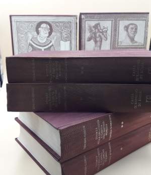 STORIA DELLA DECADENZA E CADUTA DELL'IMPERO ROMANO- l'impero d'occidente/l'impero d'oriente 2 VOLL. 4 tomi  (1981-1982)