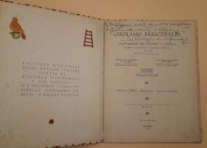 GIROLAMO FRESCOBALDI-COMPOSIZIONI PER ORGANO E CEMBALO(1919)
