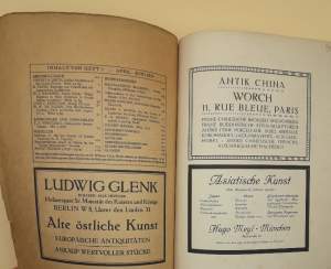OSTASIATISCHE ZEITSCHRIFT- DRITTER JAHRGANG-HEFT 1 APRIL/JUNI 1914