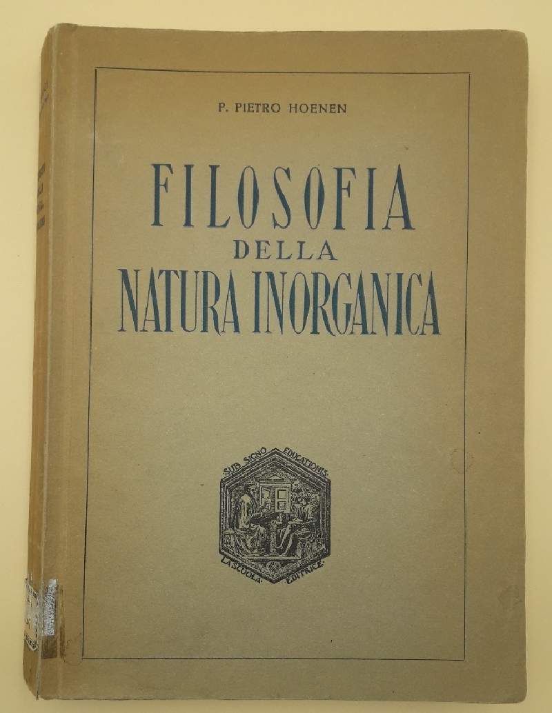 FILOSOFIA DELLA NATURA INORGANICA(1949)