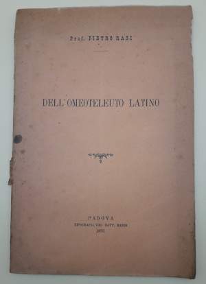 DELL'OMOTELEUTO LATINO(1891)