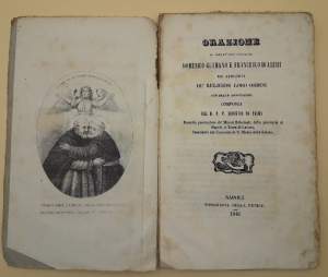 ORAZIONE IN LODE DE' SANTI PATRIARCHI DOMENICO GUSMANO E FRANCESCO DI ASSISI(1846)