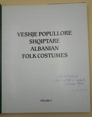 ALBANIAN FOLK COSTUMES-vol 2(2001)