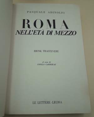 ROMA NELL' ETA' DI MEZZO 4 voll.(1980/81/83)