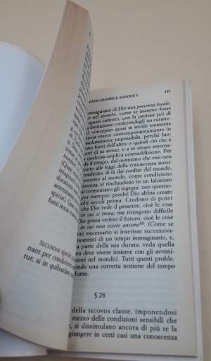 FORMA E PRINCIPI DEL MONDO SENSIBILE  E DEL MONDO INTELLEGIBILE(DISSERTAZIONE DEL 1770)(1995)