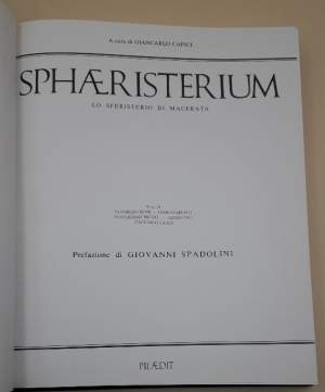 SPHAERISTRIUM-LO SFERISTERIO DI MACERATA(1989)