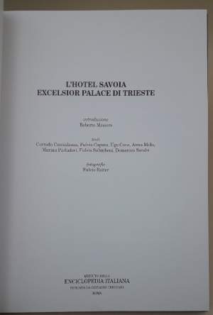 L'HOTEL SAVOIA EXCELSIOR PALACE DI TRIESTE(1992)
