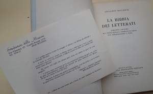 LA BIBBIA DEI LETTERATI-VERSIONI CRITICHE DAI TESTI EBRAICI ARAMAICI E GRECI CON INTRODUZIONE E NOTE(1963)