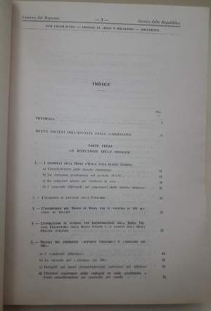 COMMISSIONE PARLAMENTARE D'INCHIESTA SUL CASO SINDONA...(1982)