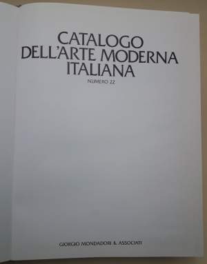CATALOGO DELL'ARTE MODERNA ITALIANA-NUMERO 22(1986(