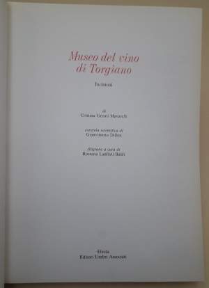 MUSEO DEL VINO A TORGIANO-INCISIONI(1994)