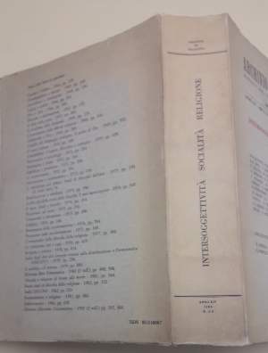INTERSOGGETTIVITA' SOCIALITA' RELIGIONE-ANNO LIV-1986 N. 1-3