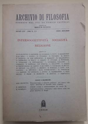 INTERSOGGETTIVITA' SOCIALITA' RELIGIONE-ANNO LIV-1986 N. 1-3