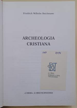 ARCHEOLOGIA CRISTIANA(1993)