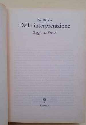 DELLA INTERPRETAZIONE-SAGGIO DU FREUD( 1991)