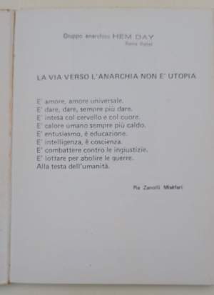 UTOPIA? NO!- SCRITTI SCELTI DI BRUNO MISEFARI(anni '70)