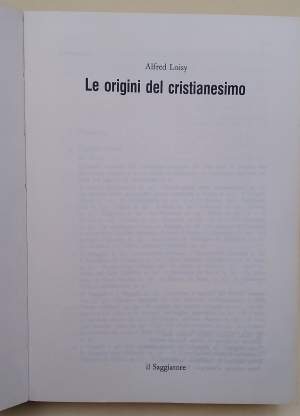 LE ORIGINI DEL CRISTIANESIMO (1984)