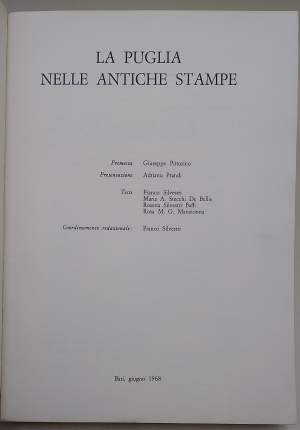 LA PUGLIA NELLE ANTICHE STAMPE(1968)