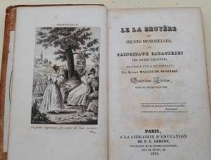 LE LA BRUYERE DES JEUNES DEMOISELLES, PRINCIPAUT CARACTERES DES JEUNES PERSONNES( 1834)