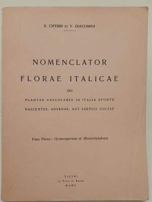 NOMENCLATOR FLORAE ITALICAE SEU PLANTAE VASCULARES IN ITALIA SPONTE NASCENTES, ADVENAE, AUT SAEPIUS CULTAE(1950)