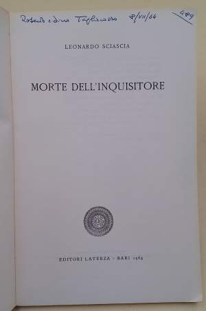 MORTE DELL'INQUISITORE( 1964)
